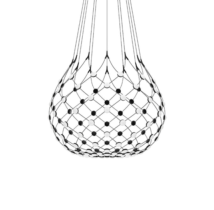 Mesh hanglamp Ø100 / 4 m snoer, zwart